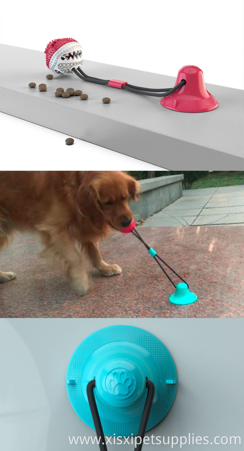 Amazon Interactive Sucker Dog Toys,Anti-Bite Ball dog toy Leakage food ball toy